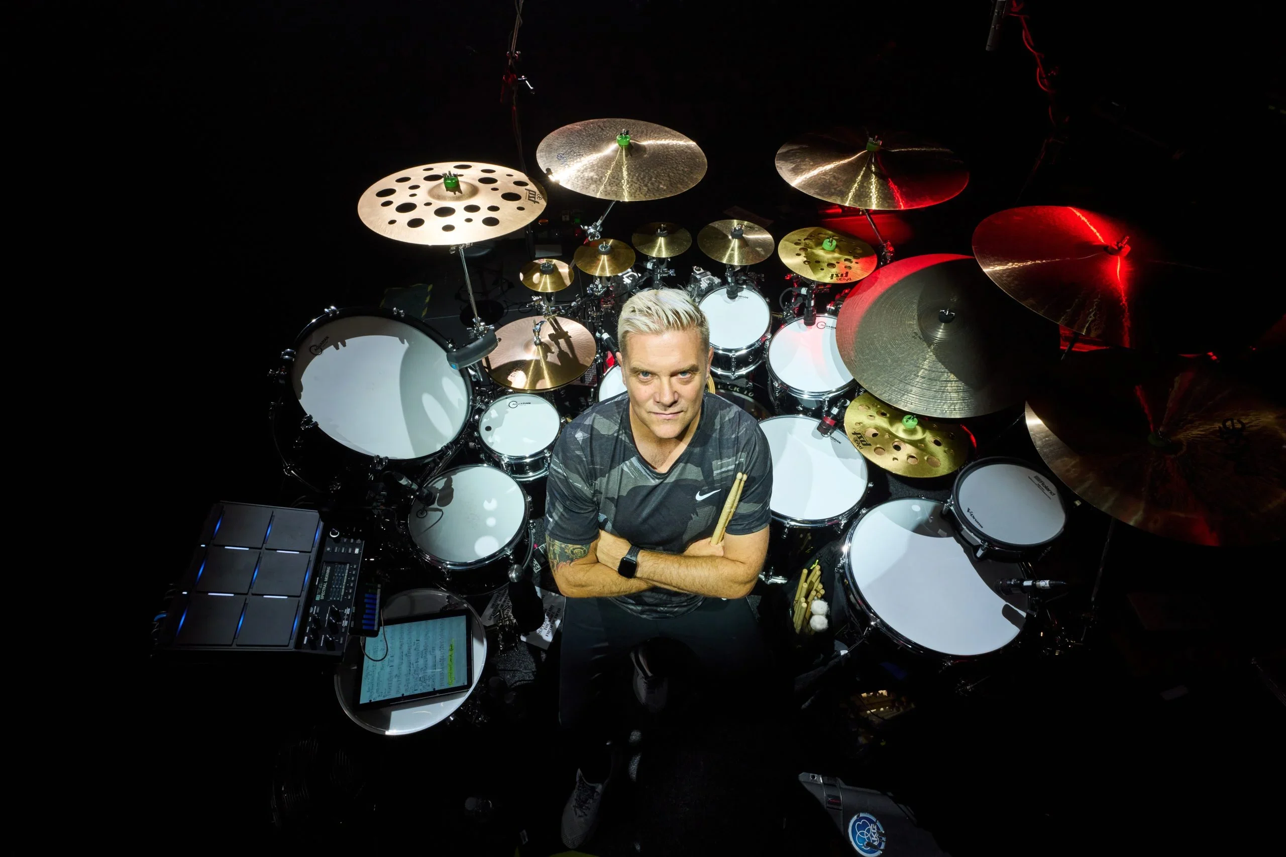 Craig Blundell teaching at a Drum Makeover Day